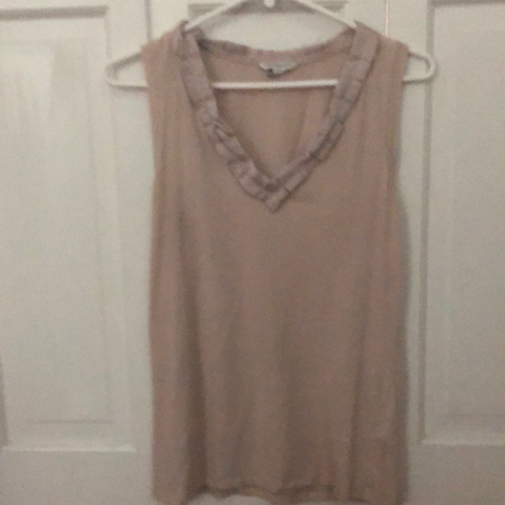 Cream colored Banana Republic Tank